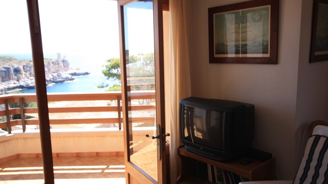 Apartment with sea views for rent, in Cala Figuera, Mallorca.
